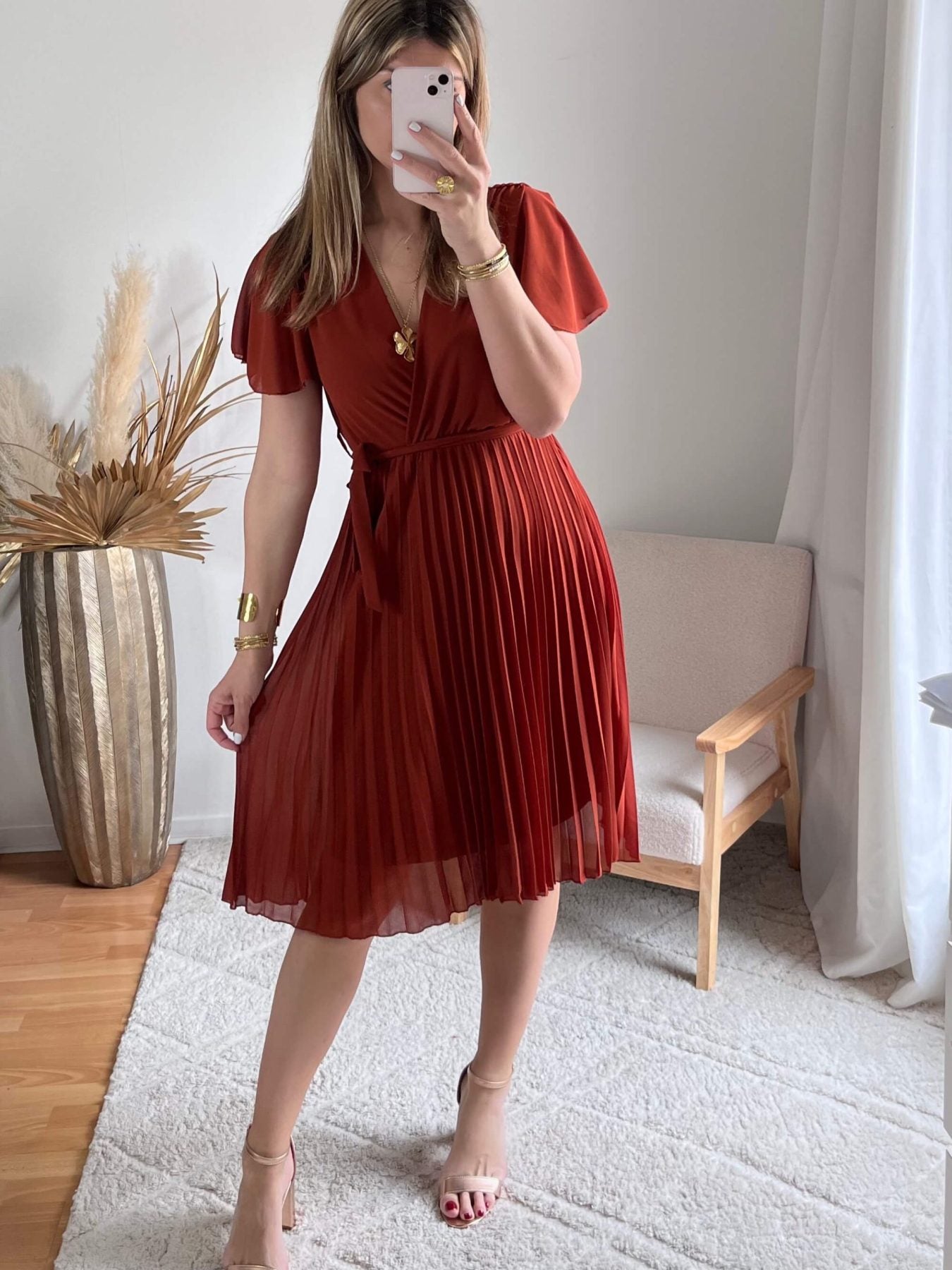 Robe terracotta - Alma