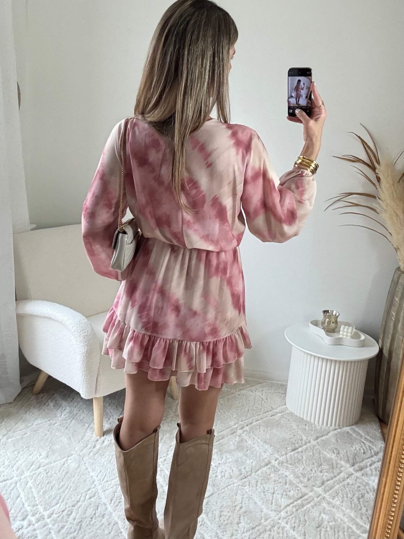 Robe motifs roses - Stacy