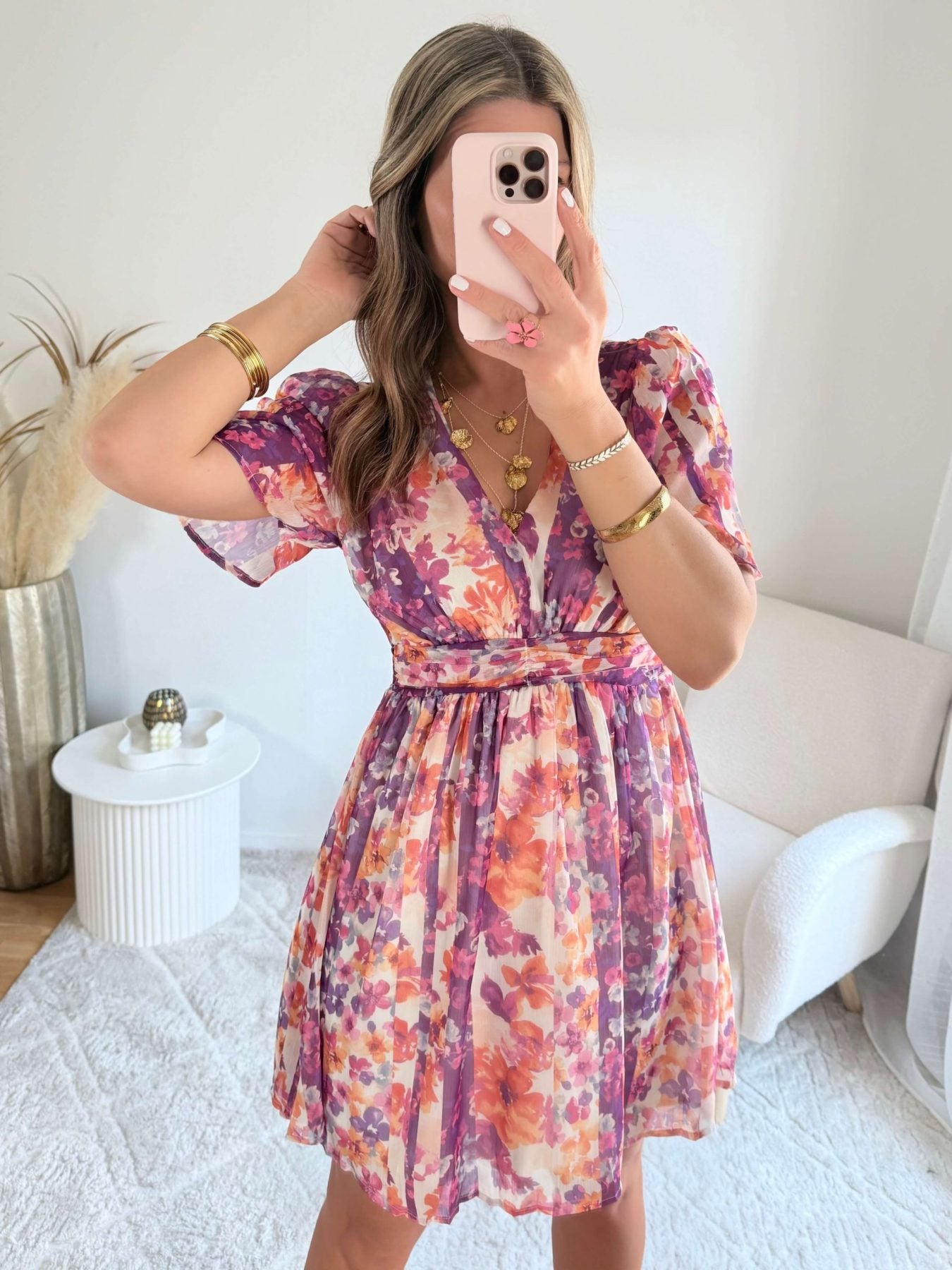 Robe voile imprimée - Lilou