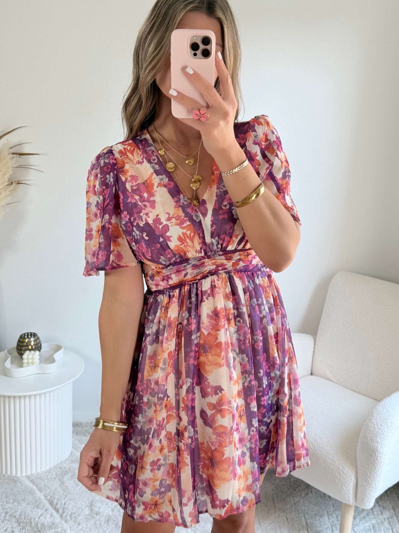 Robe voile imprimée - Lilou