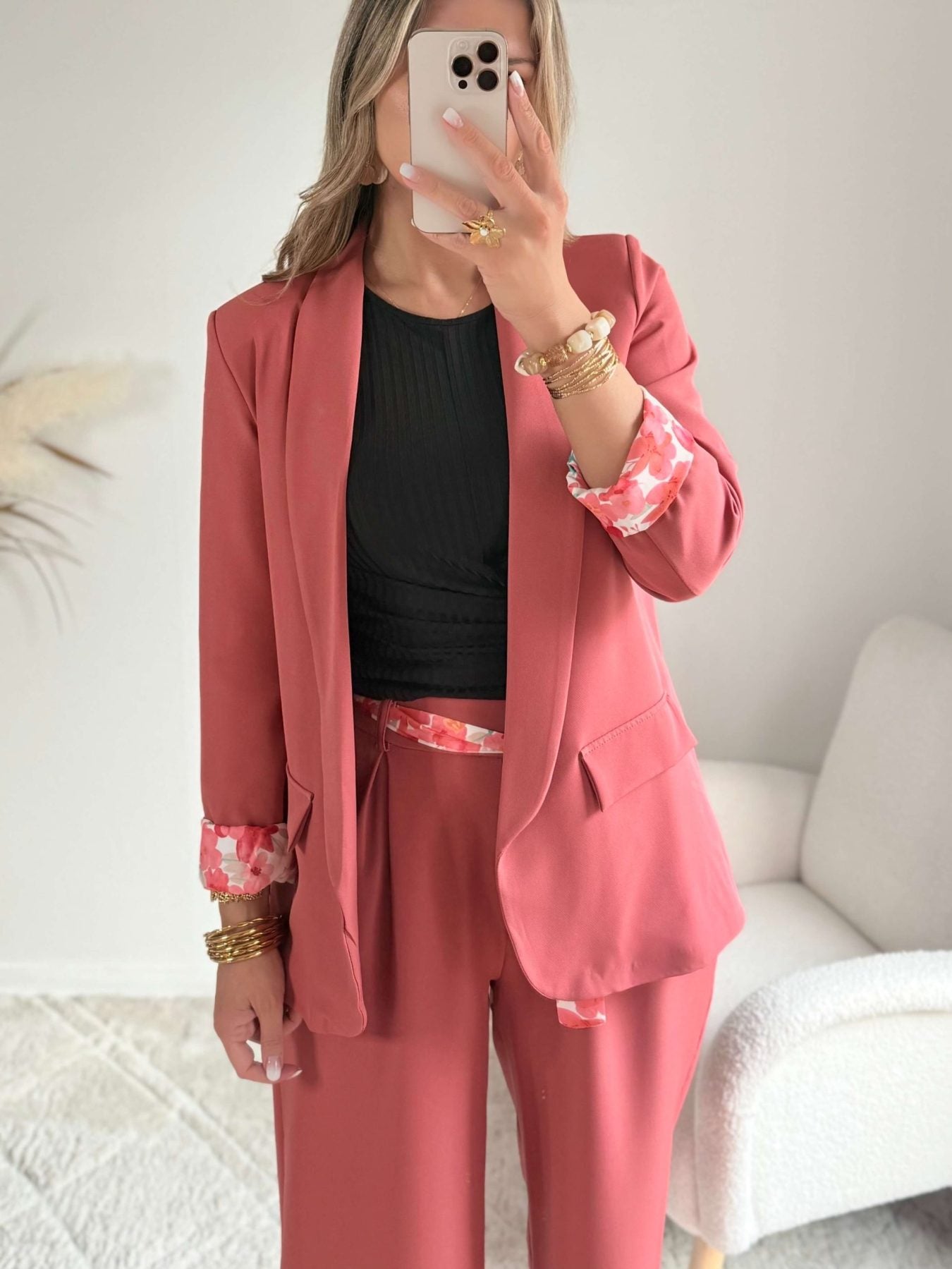 Veste fluide terracotta - Dita