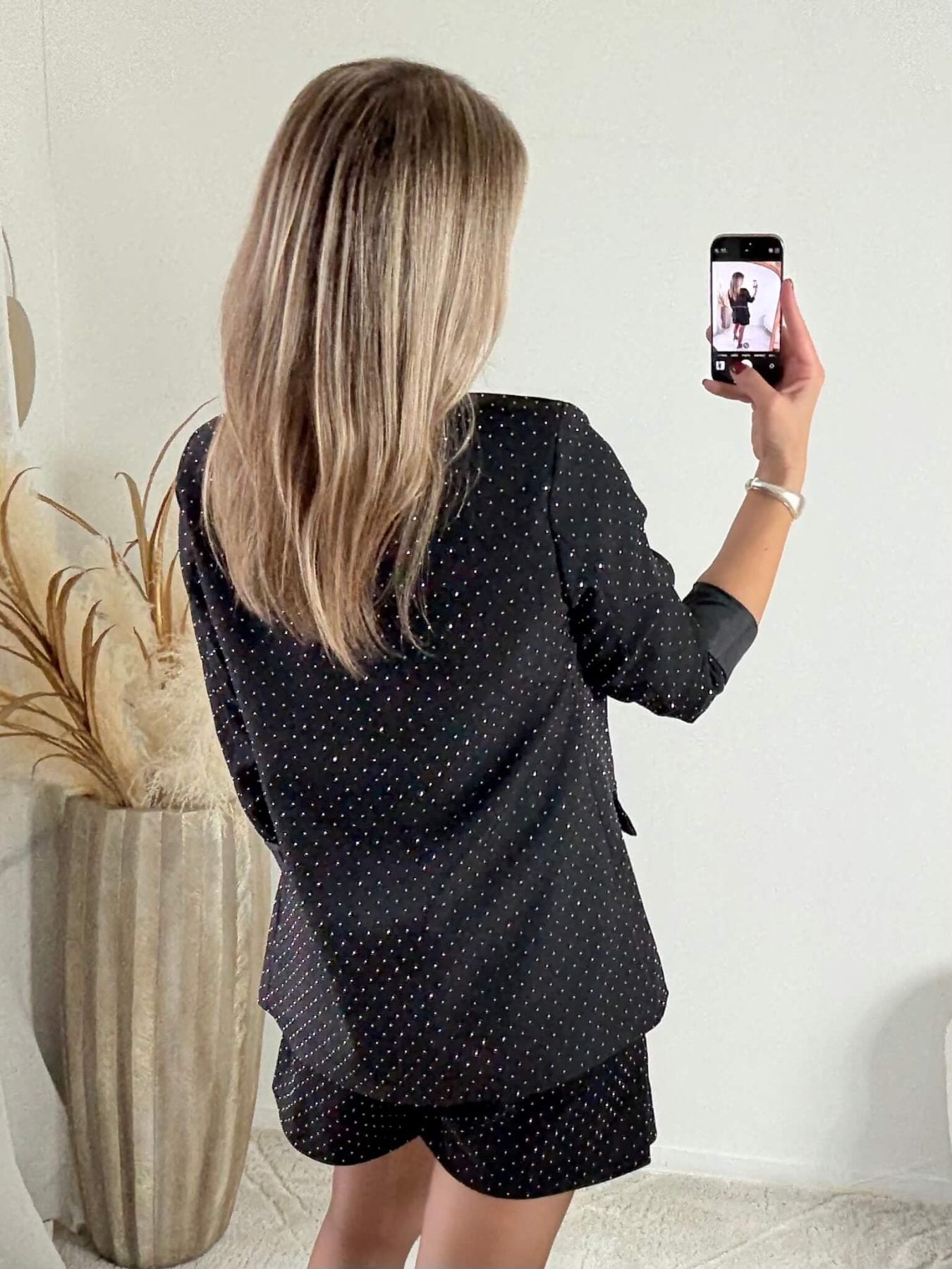 Veste noire à strass - Stella