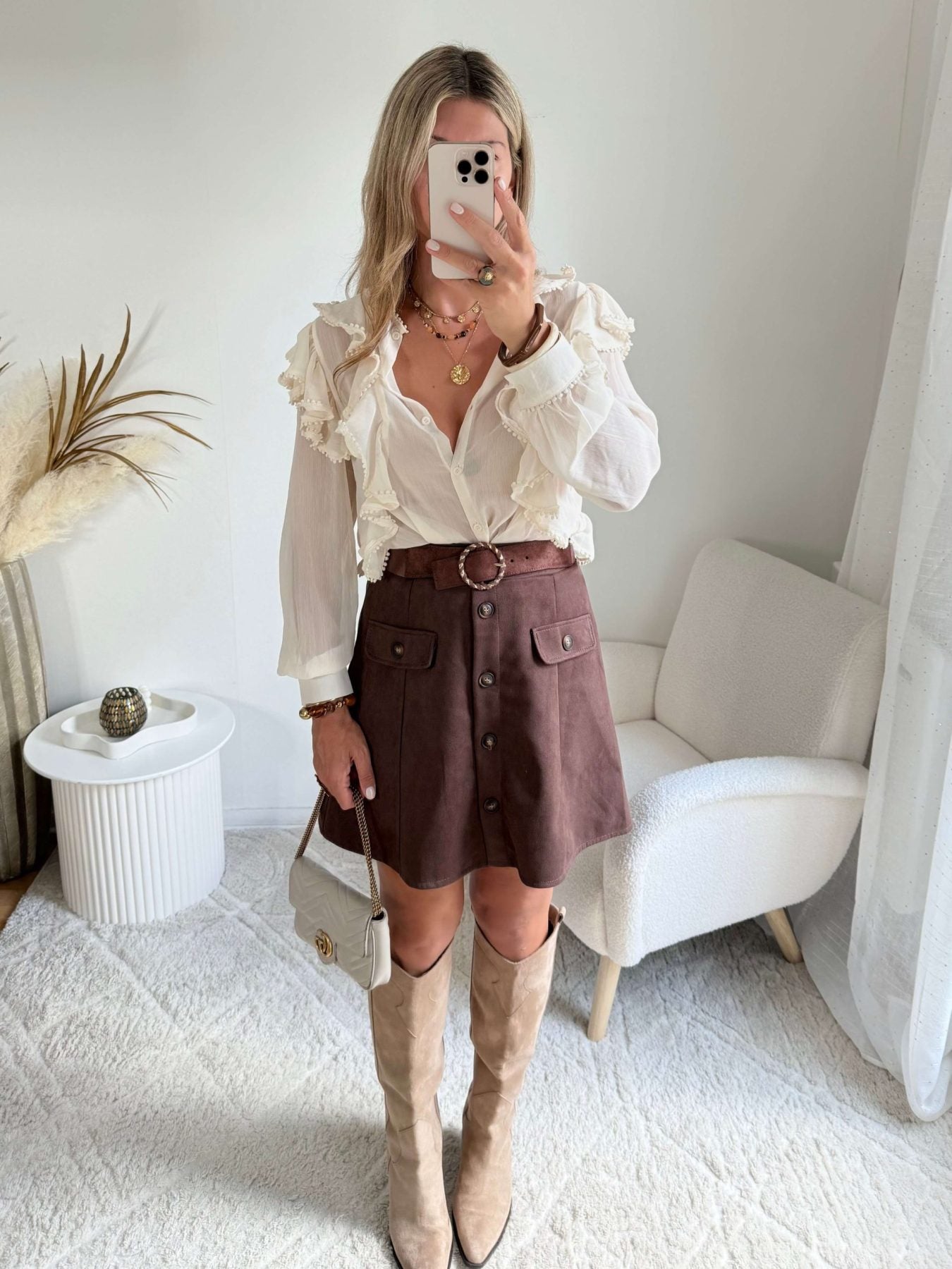 Blouse à volants - Amor