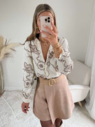 Blouse bohème brodée - Calista