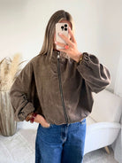 Blouson marron clair - Tao