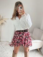 Cardigan dentelle blanc - Elina