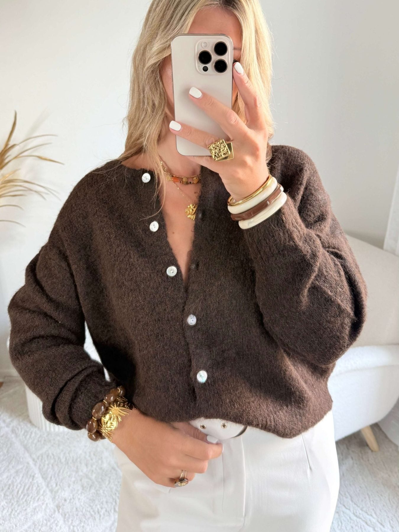 Cardigan marron - Vendôme