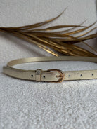 Ceinture fine dorée