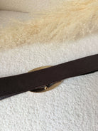 Ceinture marron boucle - Taille Plus