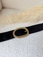 Ceinture noire grande taille 