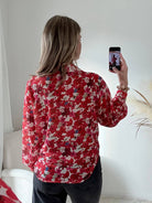 Chemise ample imprimée fleurs -Flora