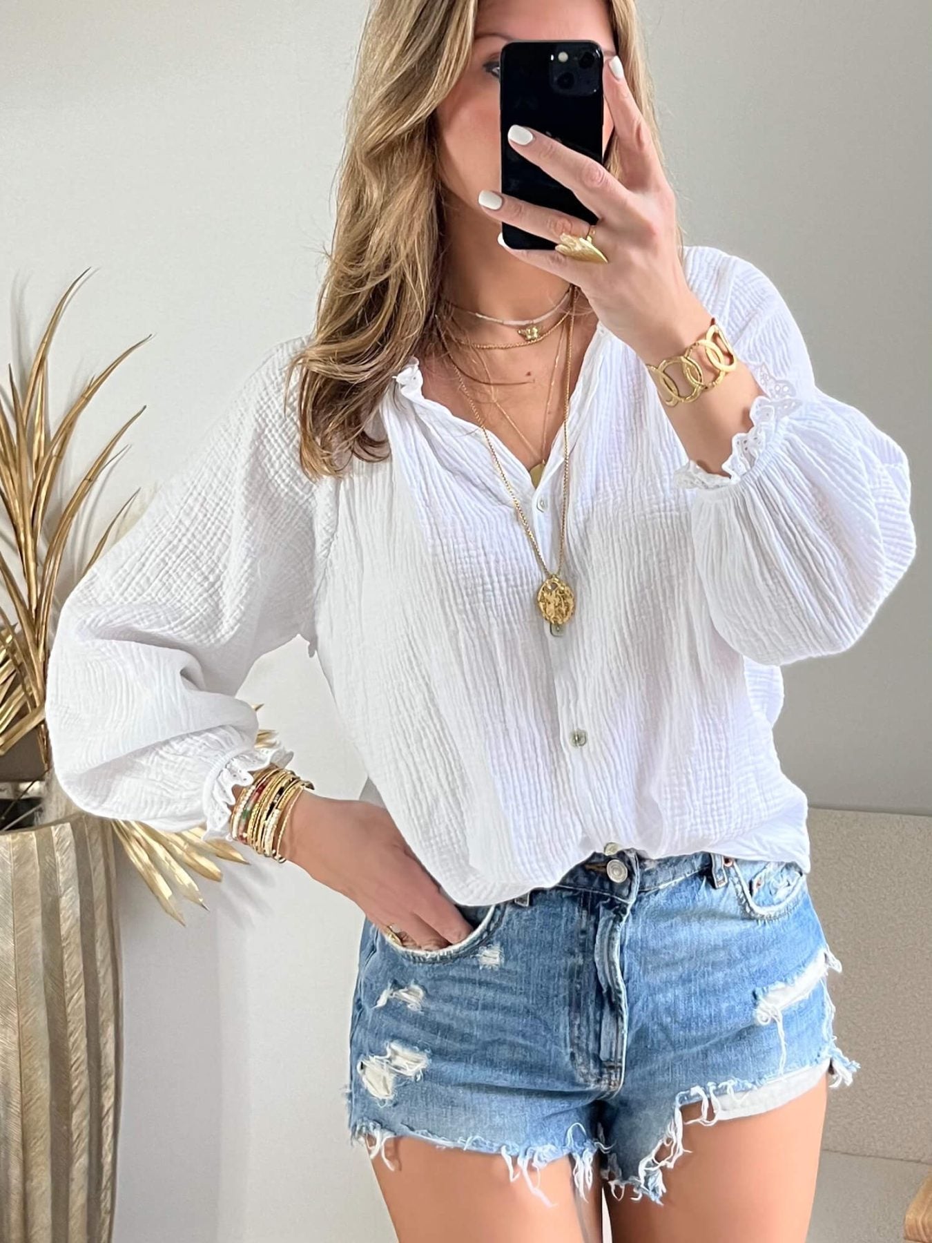 Chemise blanche - Léa