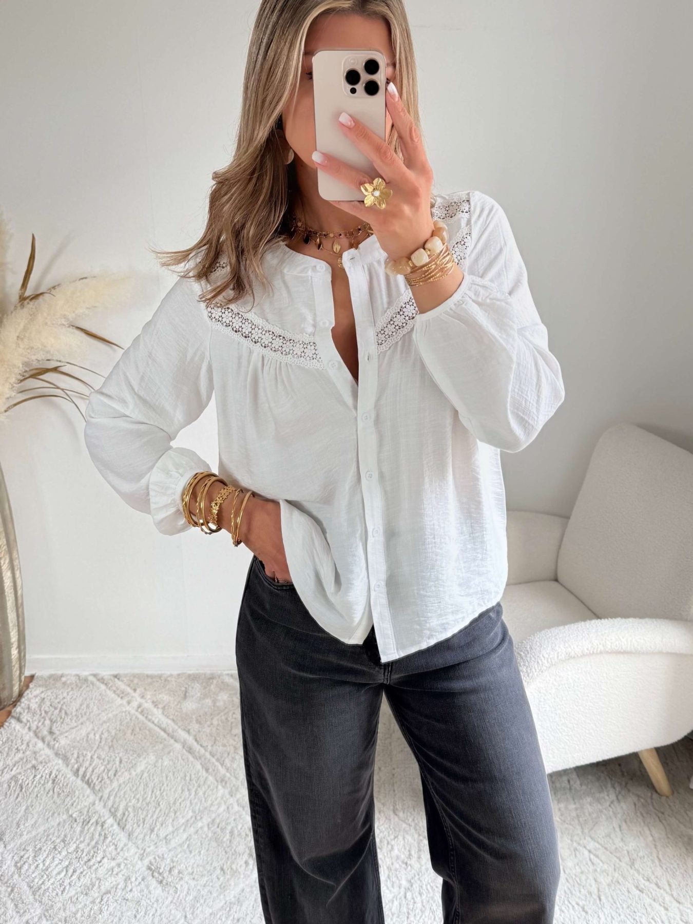 Chemise blanche - Adèle