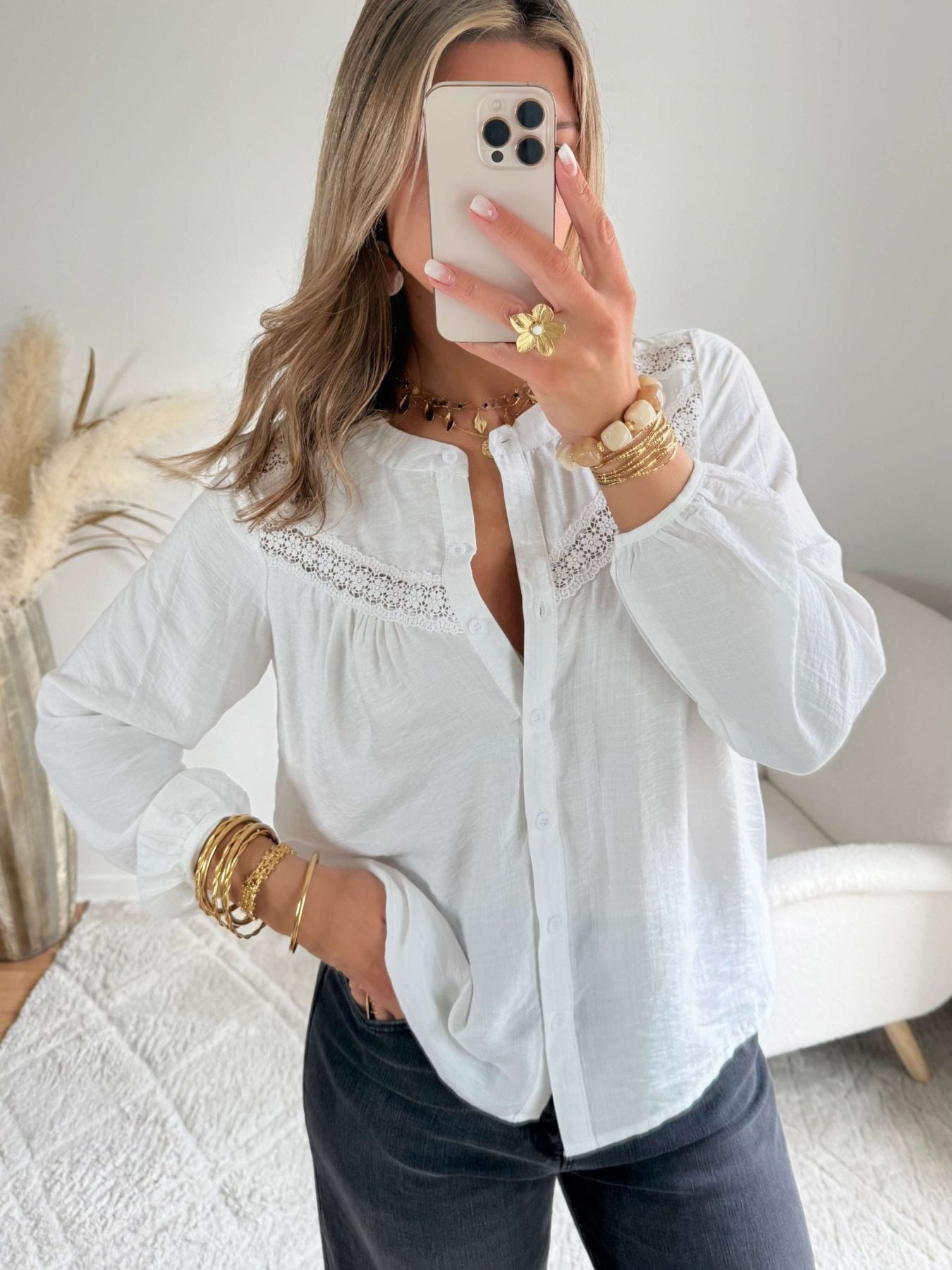 Chemise blanche - Adèle