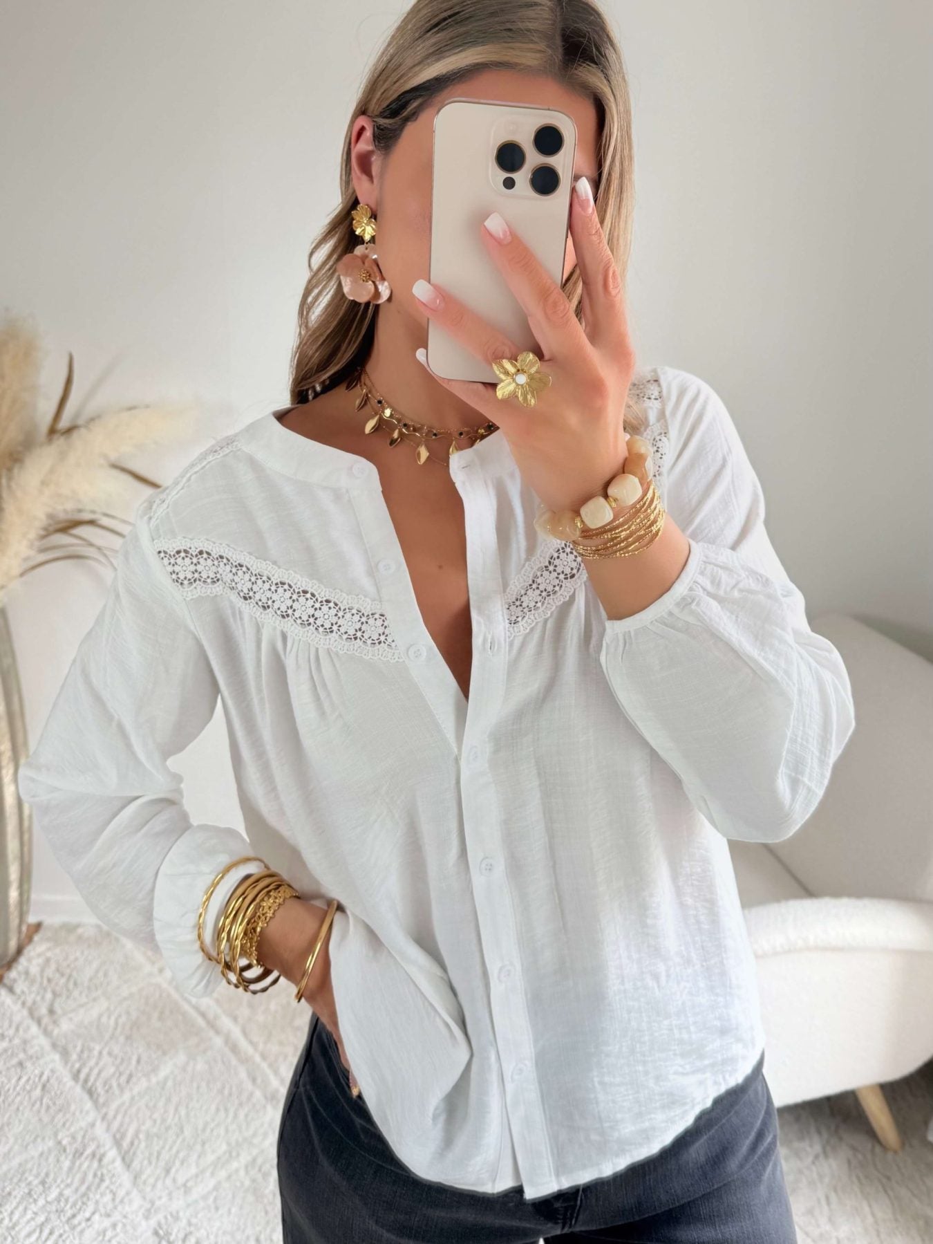 Chemise blanche - Adèle