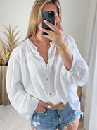 Chemise blanche oversize