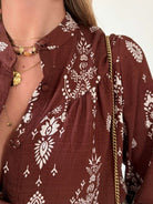 Chemise chocolat - Ingrid