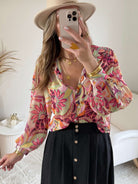 Chemise fleurie - Gaby