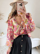 Chemise fleurie - Gaby