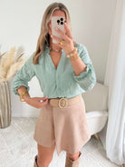 Chemisier vert d'eau - Lioré