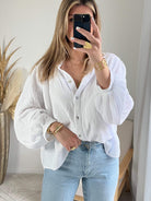 Chemise blanche oversize