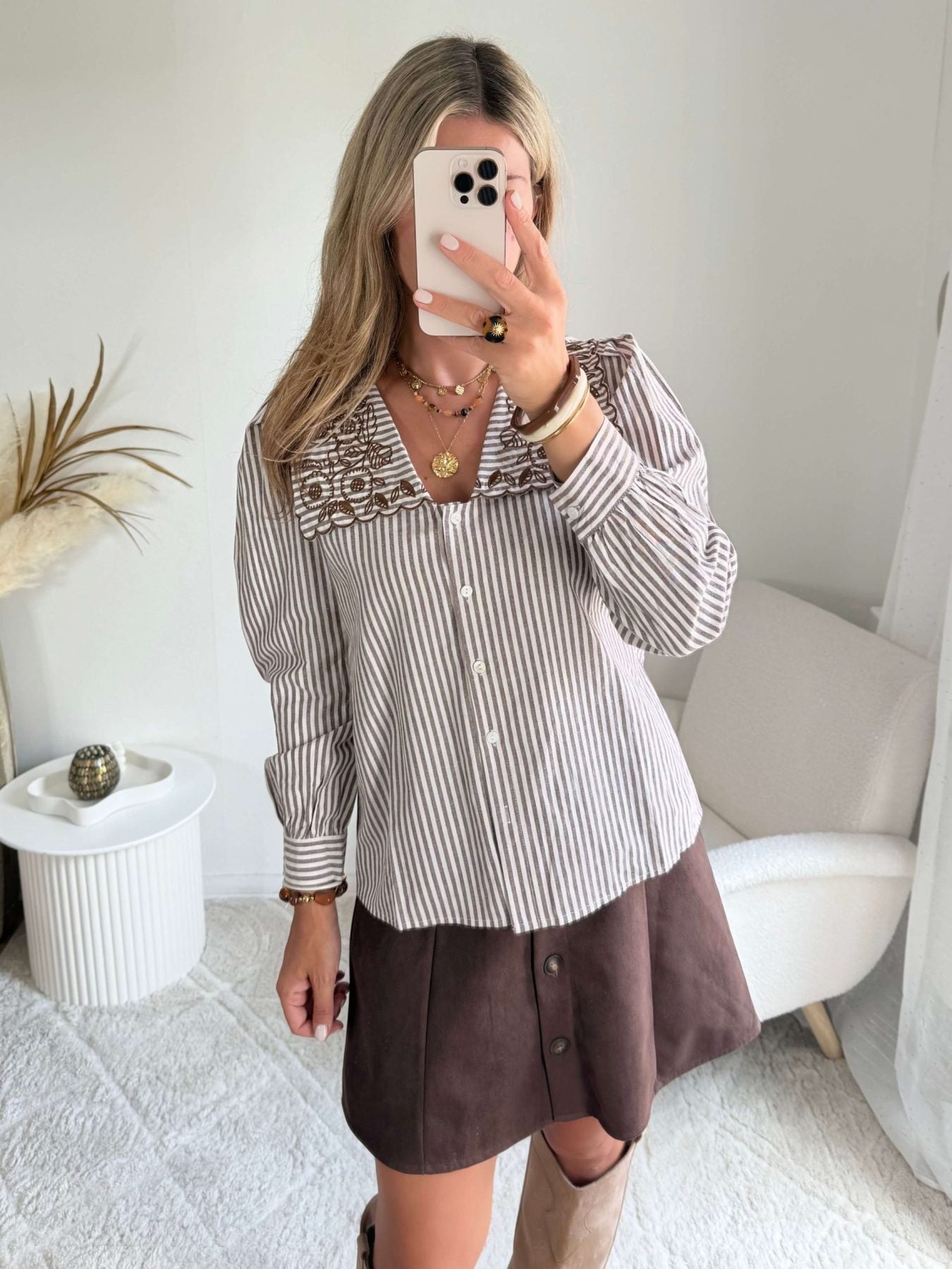 Chemise à rayures - Claudine