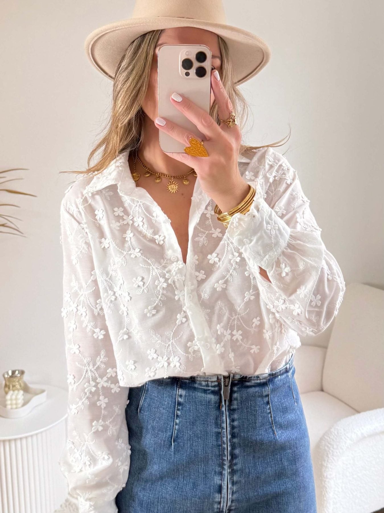 Chemisier blanc - Angel