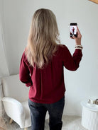 Chemisier bordeaux - Gilda