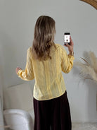 Chemisier jaune - Lioré