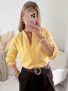 Chemisier jaune - Lioré