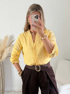 Chemisier jaune - Lioré