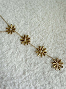 Collier cravate - Fleurs