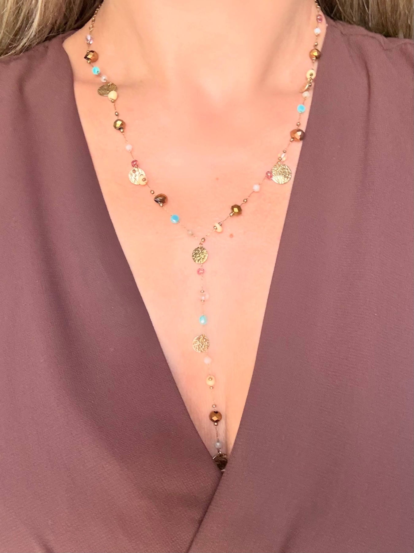 Collier cravate en acier inoxydable