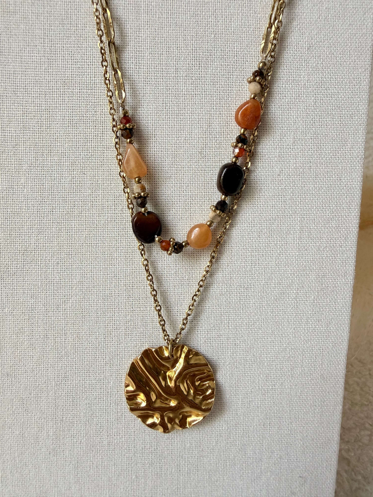 Collier double en acier inoxydable 