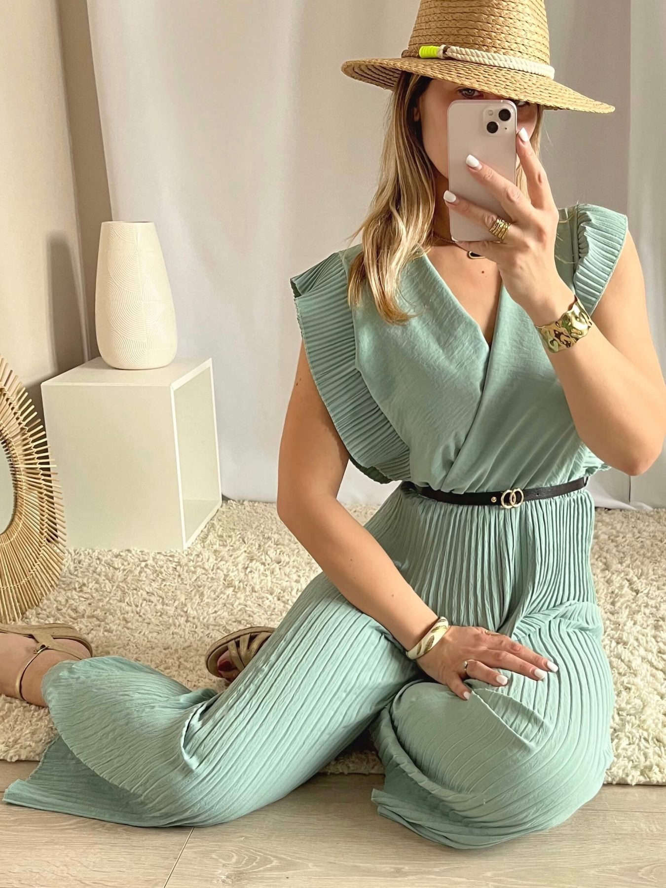 Combinaison vert d'eau - Lola