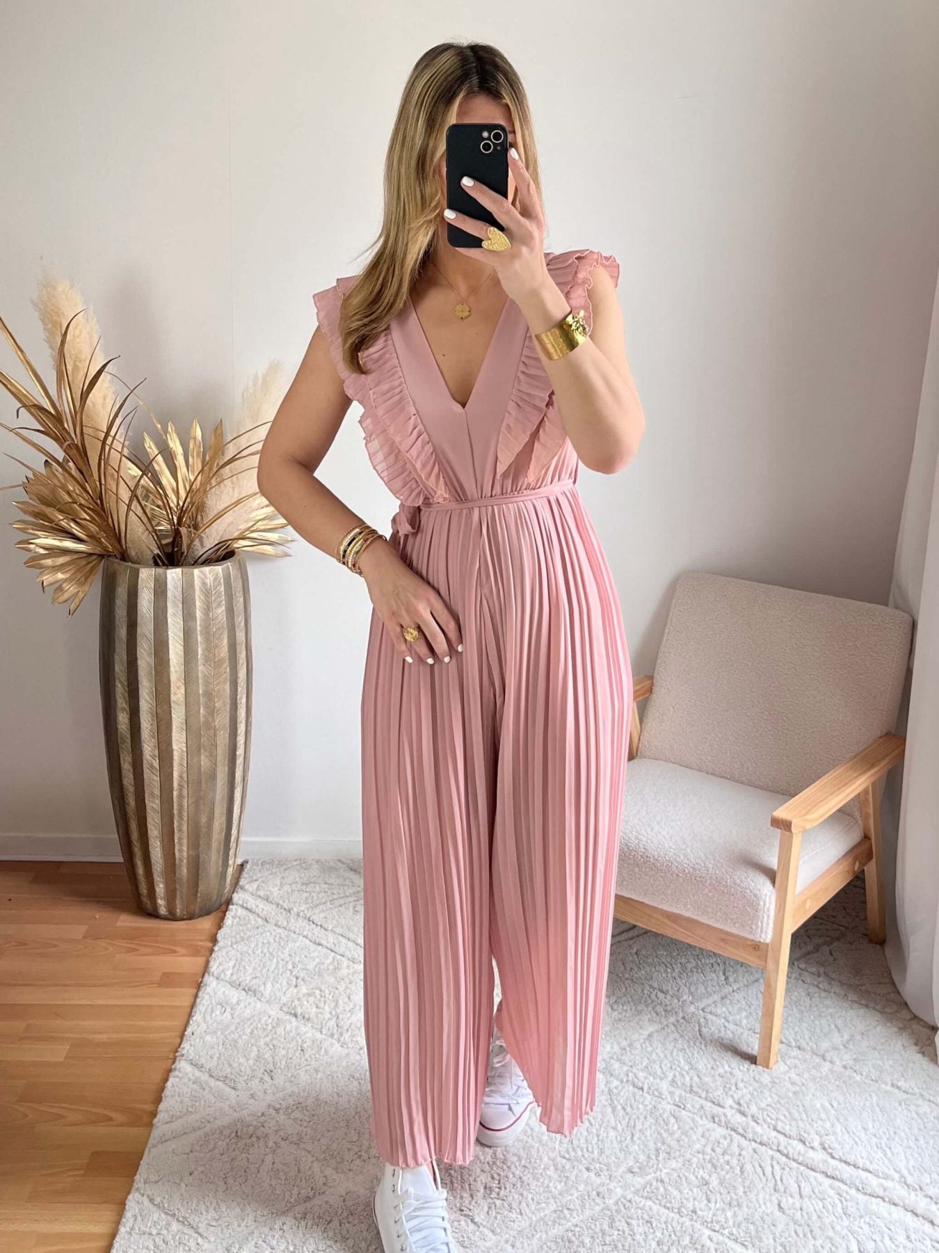 Combinaison rose - Lou