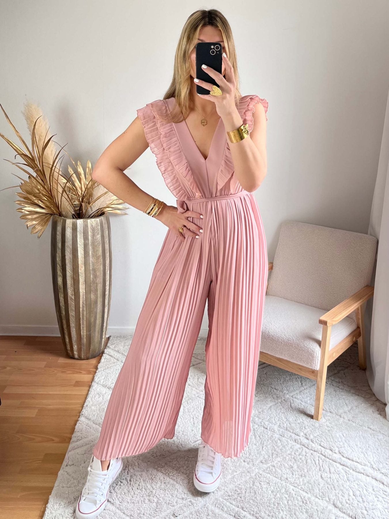 Combinaison rose - Lou