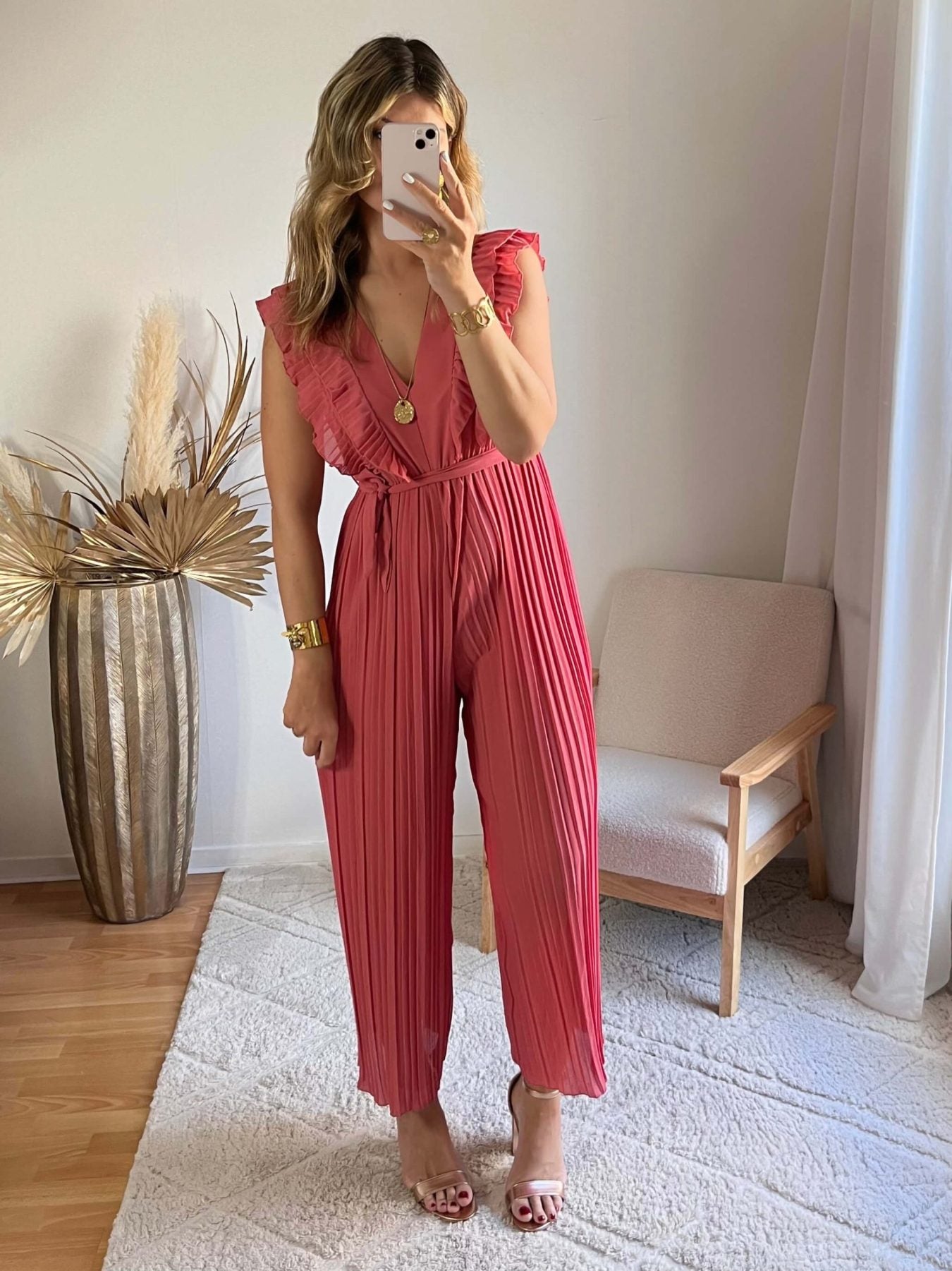 Combinaison vieux rose - Lou