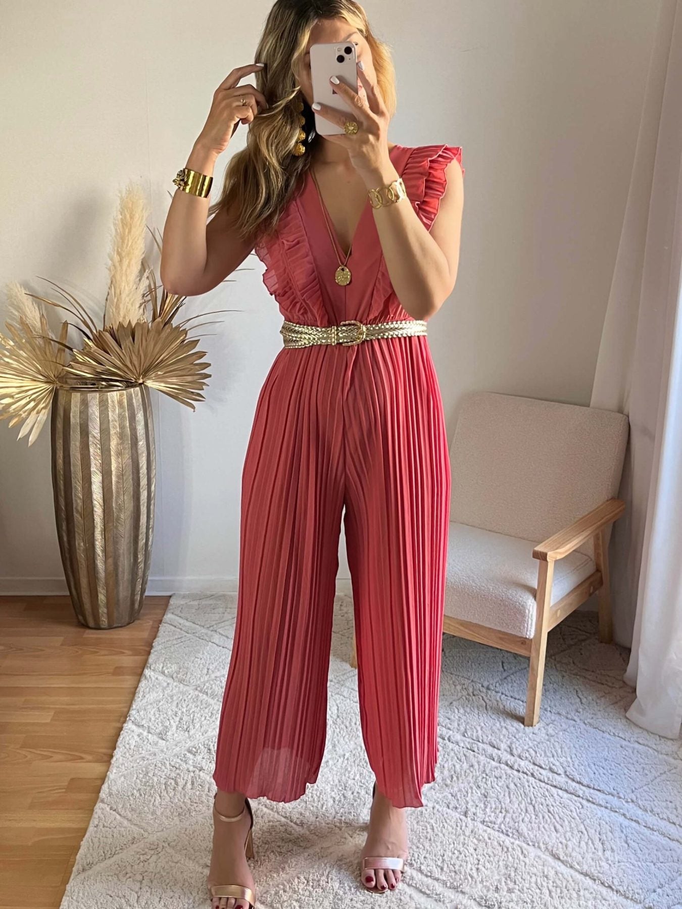 Combinaison vieux rose - Lou