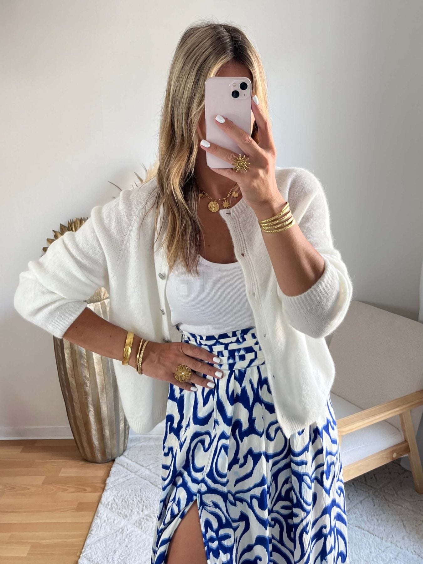 Gilet blanc - Célia