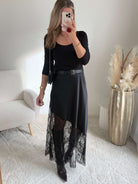 Jupe longue dentelle - Alison