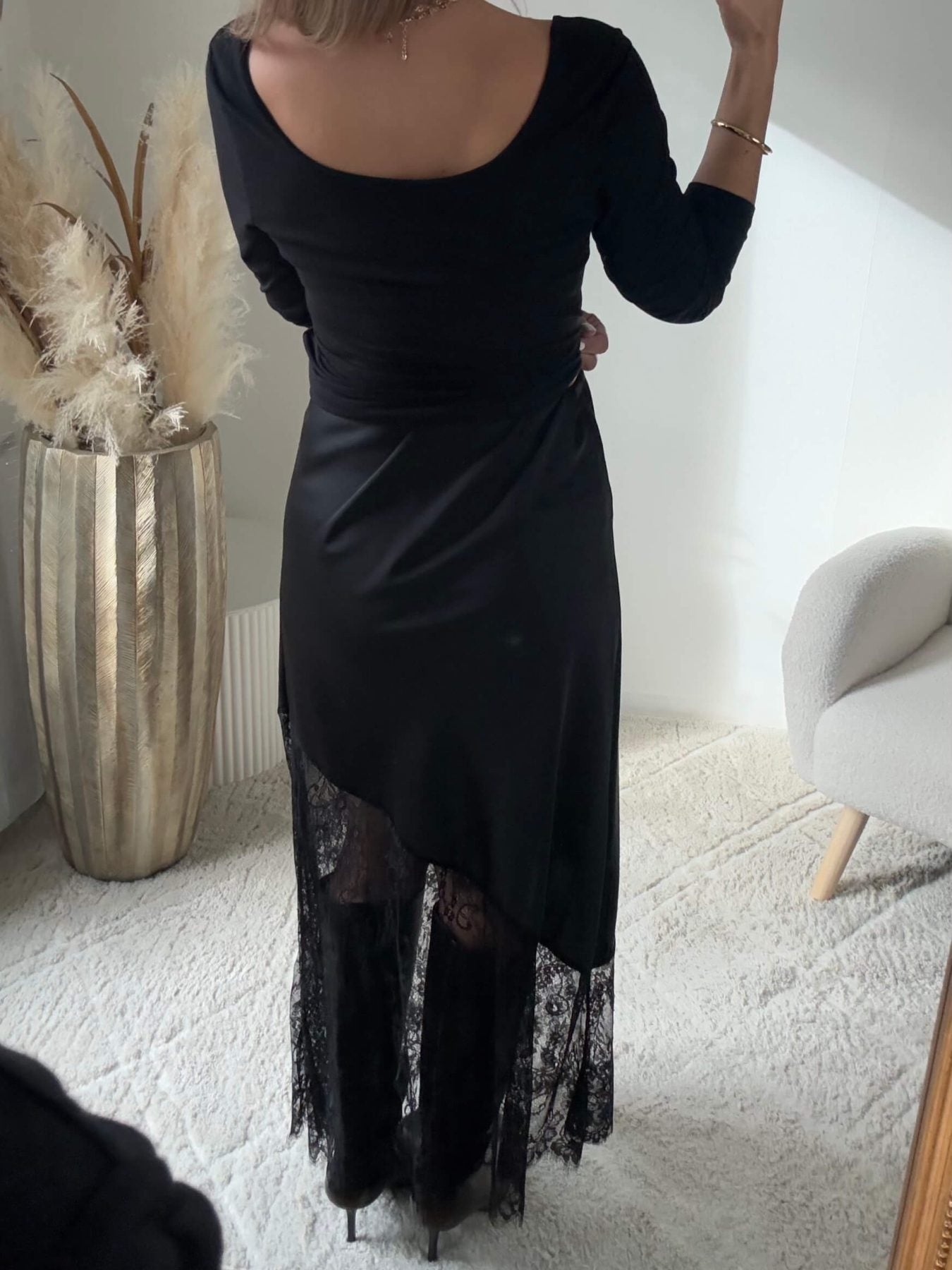 Jupe longue dentelle - Alison