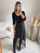 Jupe longue dentelle - Alison