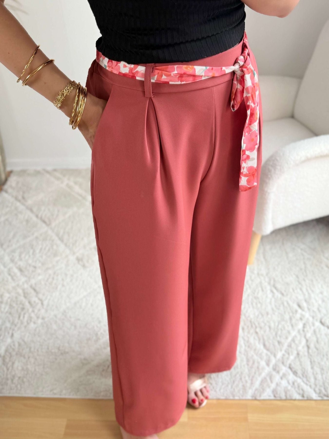 Pantalon terracotta - Dita