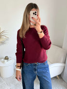 Pull fin bordeaux- Edme