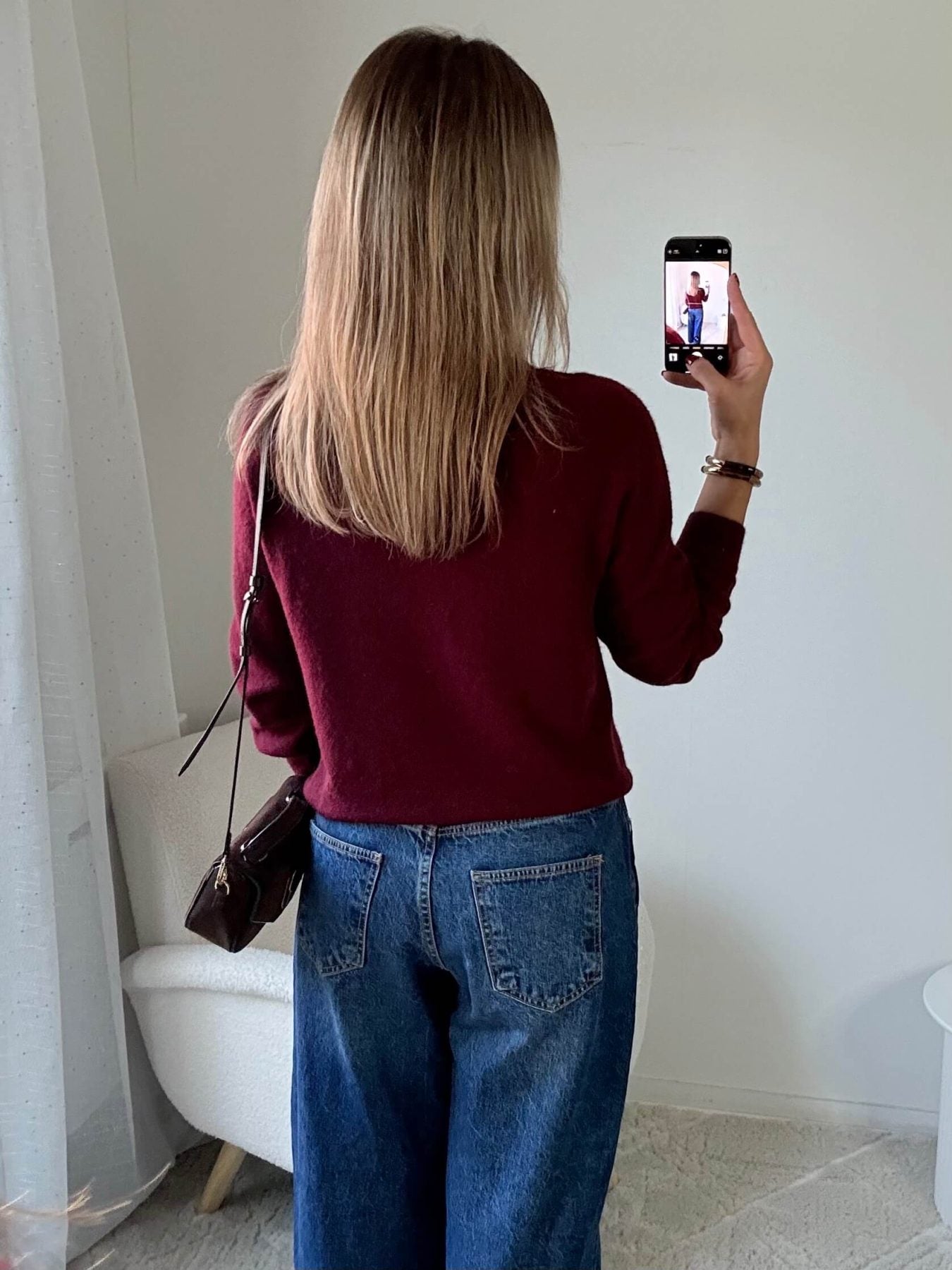 Pull fin bordeaux- Edme