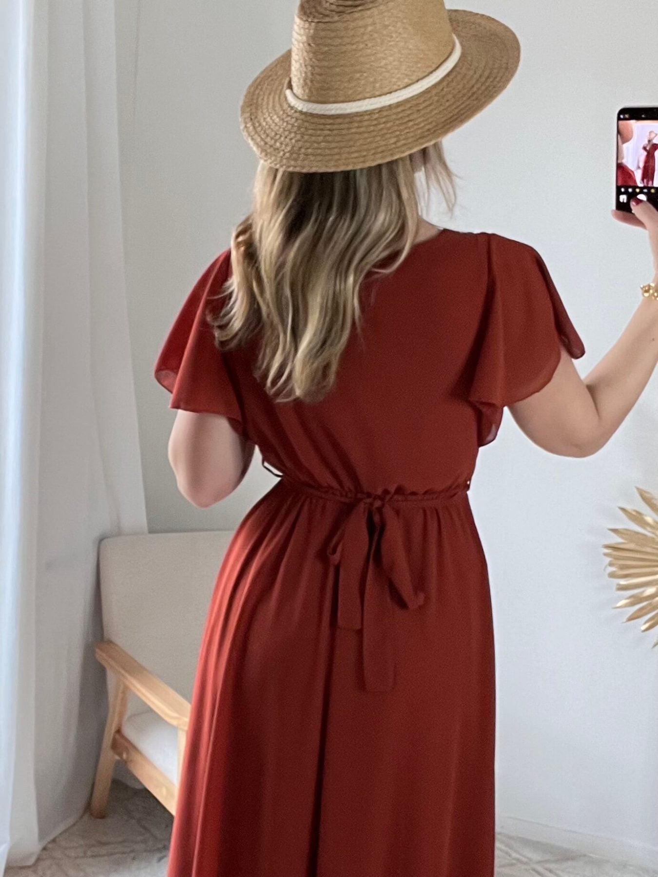 Robe terracotta - Chloé