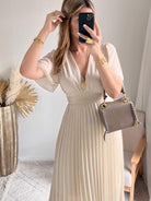 Robe beige - Ana
