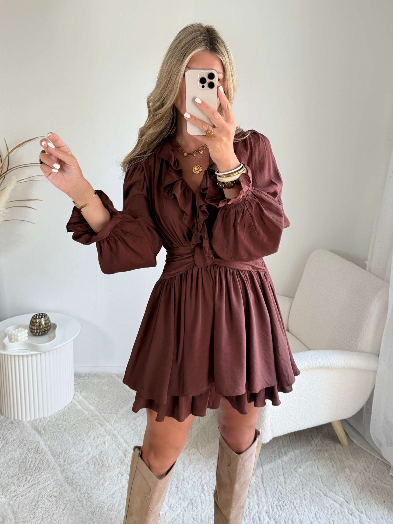 Robe bohème marron - Kessy