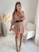 Robe bohème nude - Amélia